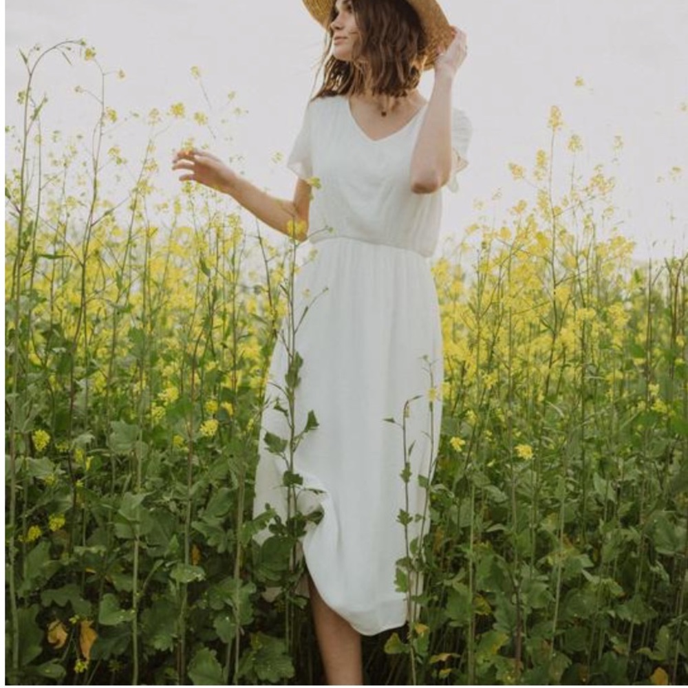 Derby dress white size S
